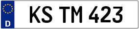 Truck License Plate